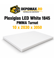 Plexiglas LED White 1845 PMMA turnat 10 x 2030 x 3050 mm